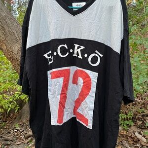 Vintage Y2K Ecko Unltd 72 Large Print Black & White T-Shirt Men’s 4XL
